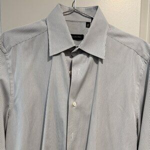 Valentino Men's Striped Dress Shirt